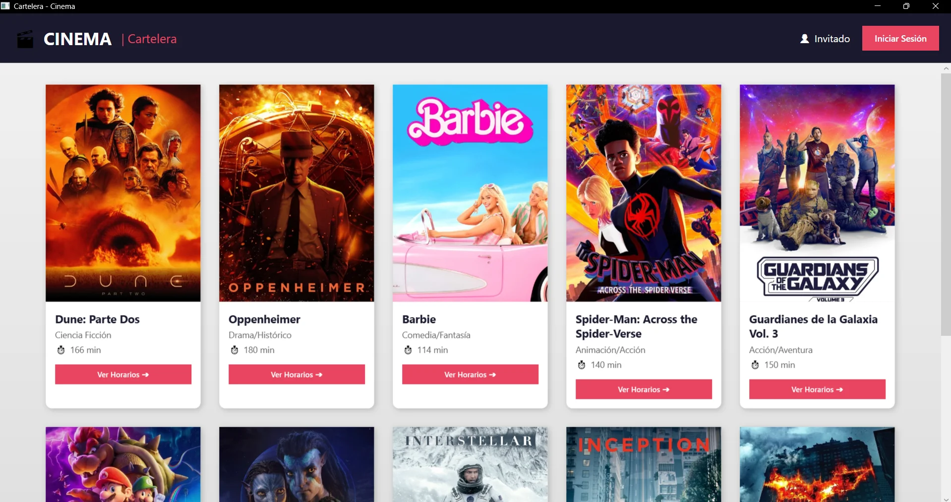 App de Cine